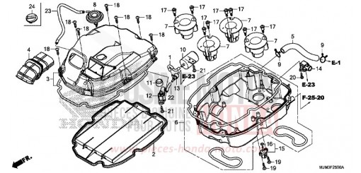 AIR CLEANER VFR800FH de 2017